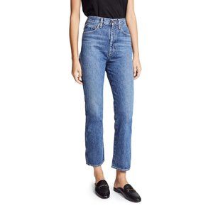 AGOLDE Pinch Waist High Rise Kick Jeans in Placebo 28